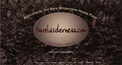 Desktop Screenshot of barewilderness.com